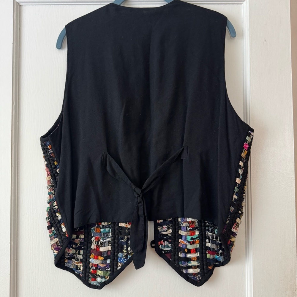 Soulmates Vintage Boho Patchwork Vest Size M - Picture 12 of 16